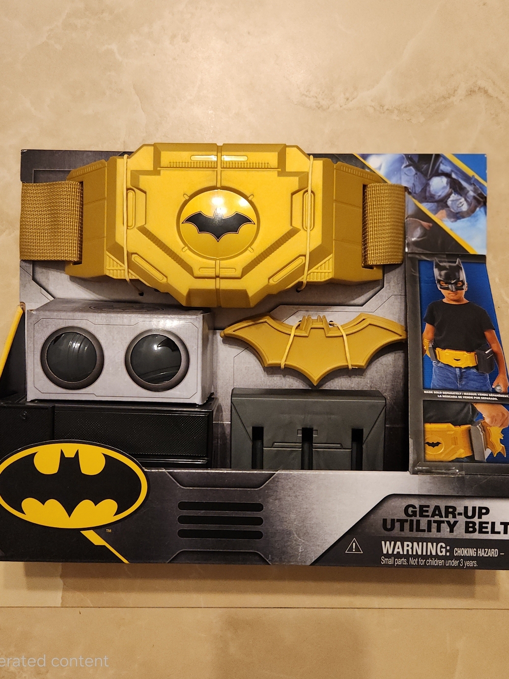 Batman Yellow Utility Belt Role Play Set